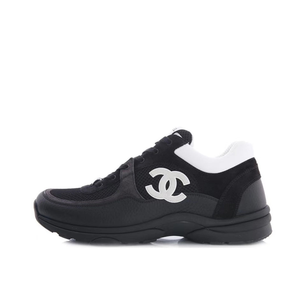 Chanel Low Top Trainer Black White