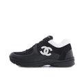 Chanel Low Top Trainer Black White